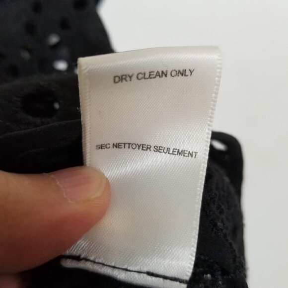 Rebecca Taylor Eyelet Zipper Back Short Sleeve Top - Picture 10 of 12